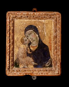 Maagd met kind door Sano di also Ansano di Pietro di Mencio Pietro