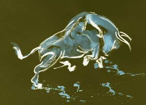 Blue Bull opladen door Santhosh ch