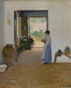 Sitges Interieur door Santiago Rusiñol