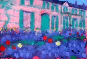 Giverny door Sara Hayward