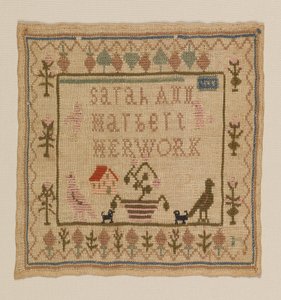 Merklap door Sarah Ann Marbert