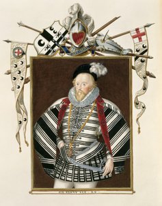 Portret van Sir Henry Lee (1530-1610) uit 