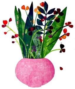 Roze pot