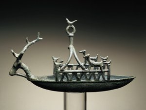 Schip (brons) door Sardinia Nuragic Civilization
