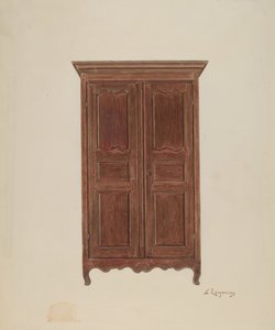 Kast, ca. 1939