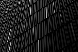 Architectuur met donkere strepen