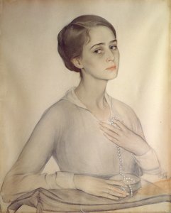 Portret van Olga Spesivtseva door Savelij Abramovich Sorin