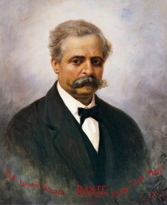 Portret van Francesco De Sanctis (1817-83), Italiaanse literair criticus en historicus, schilderij door Saverio Altamura