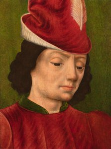 Een mannelijke figuur misschien Sint Sebastiaan: Een fragment, c.1480