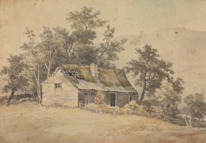 Landschap met een Woning in Verval door Sawrey Gilpin