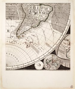 Een nieuwe en correcte kaart van de wereld (sectie), c.1774