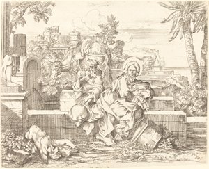 De terugkeer uit Egypte door Sébastien Bourdon