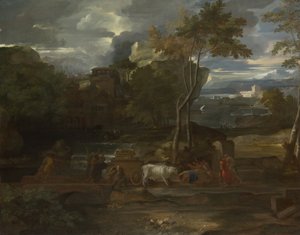 De Terugkeer van de Ark, 1659 door Sébastien Bourdon