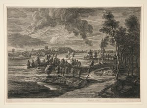 Landschap op het Platteland door Schelte Adams Bolswert