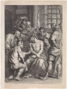 Doornenkroning van Christus door Schelte Adamsz. Bolswert