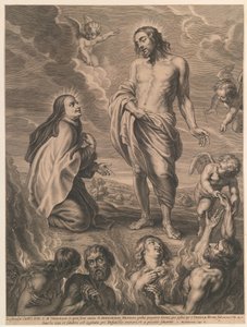 H. Theresia bemiddelt voor Bernardino de Mendoza