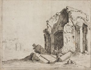 Sint Cecilia en engelen door Schelte Adamsz. Bolswert