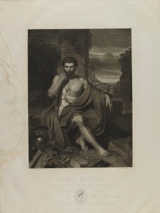 Caius Marius over de ruïnes van Carthago door Schoff, Stephen Alonzo