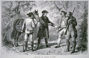 De gevangenneming van majoor John Andre door School American