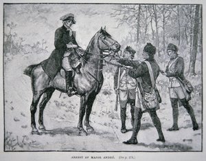 De gevangenneming van majoor John Andre door School American