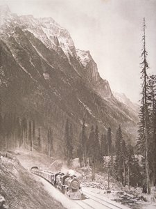 Canadian Pacific Railway trein, ca. 1925 door School Canadian