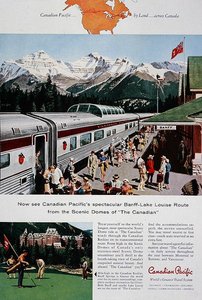 Advertentie van de Canadian Pacific Railway voor 