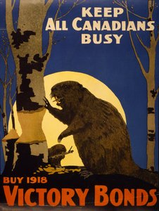 Houd alle Canadezen bezig: Koop 1918 Overwinningsobligaties, c.1918