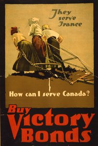 Zij Dienen Frankrijk, Hoe Kan Ik Canada Dienen? Koop Overwinningsobligaties