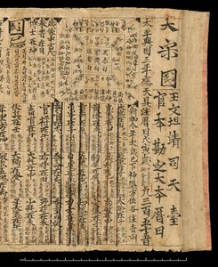 Almanak voor AD 978, Dunhuang Mogao, China, ca. 978