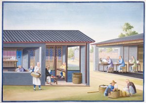 An Enamelling Studio door School Chinese