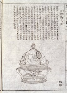 Aardbol - Chinees document. Anonieme gravure. Coll. Selva. door School Chinese