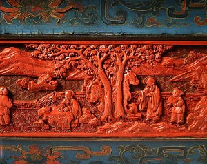 Jardiniere, Qianlong periode (1736-95) (detail)