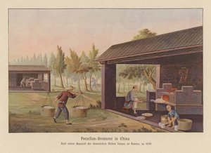 Porselein maken in China door School Chinese