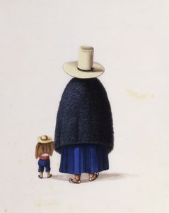 Moeder en Kind, c.1860 door School Chinese