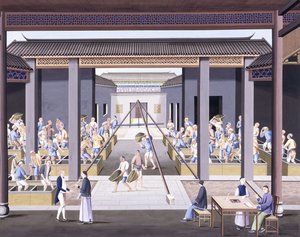 Thee Stampen door School Chinese