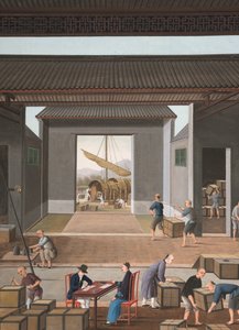 Theeproductie, ca. 1820