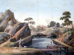 Uitzicht op een Steengroeve