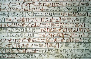 Luxor, Thebe: Vallei der Koningen. Graf van Thutmosis III. door School Egyptian