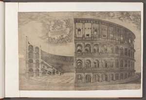 Het Colosseum. Afdrukken van oude gebouwen, kunst en gerelateerde scènes, voornamelijk in Rome door School English