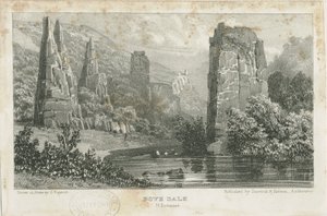 Dovedale - landschap: lithografie, nd [ca. 1839]