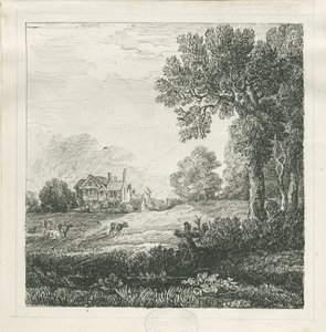 Eccleshall - Biana Hall: pen en inkt tekening door School English