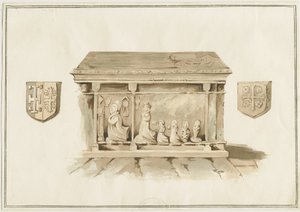 Eccleshall Kerk - Graf van Bisschop Bentham door School English