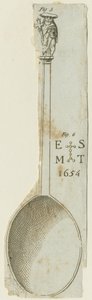 Fradswell - Apostellepel (gravure) door School English