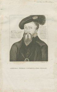 Hill Ridware - Portret van Admiraal Thomas Seymore, Lord Sudley door School English
