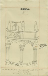 Lichfield - Marktplein: tracing, 3 nov 1836