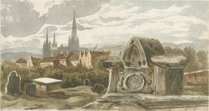 Lichfield - Oud graf in St. Michael