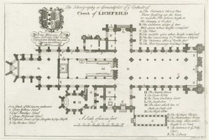 Lichfield Kathedraal - Grondplan