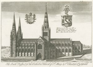 Lichfield Cathedral - Zuidaanzicht