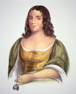 Pocahontas (kleur litho) door School English
