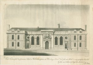 Wolverhampton - Grammar School: gravure, nd [1797] door School English